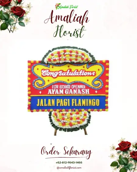 Sewa Papan Bunga Stasiun Bogor